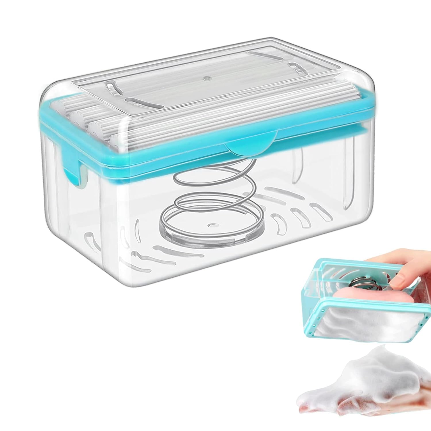 (Pack Of 2) Laundry Rolling Soap Bar Dispenser