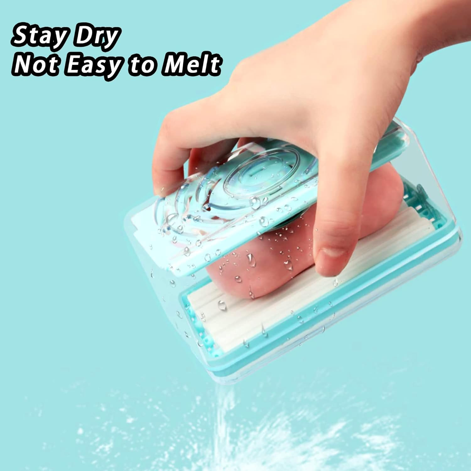 (Pack Of 2) Laundry Rolling Soap Bar Dispenser