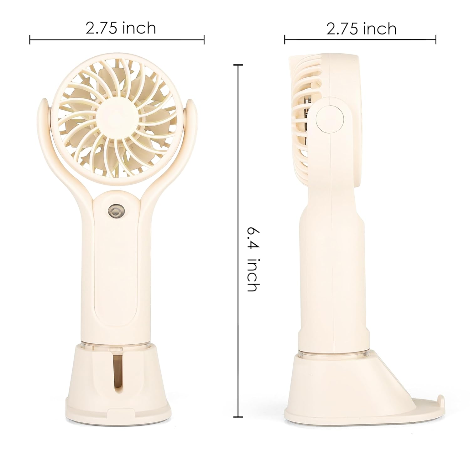 Rechargeable Hand Fan With Mist Spray