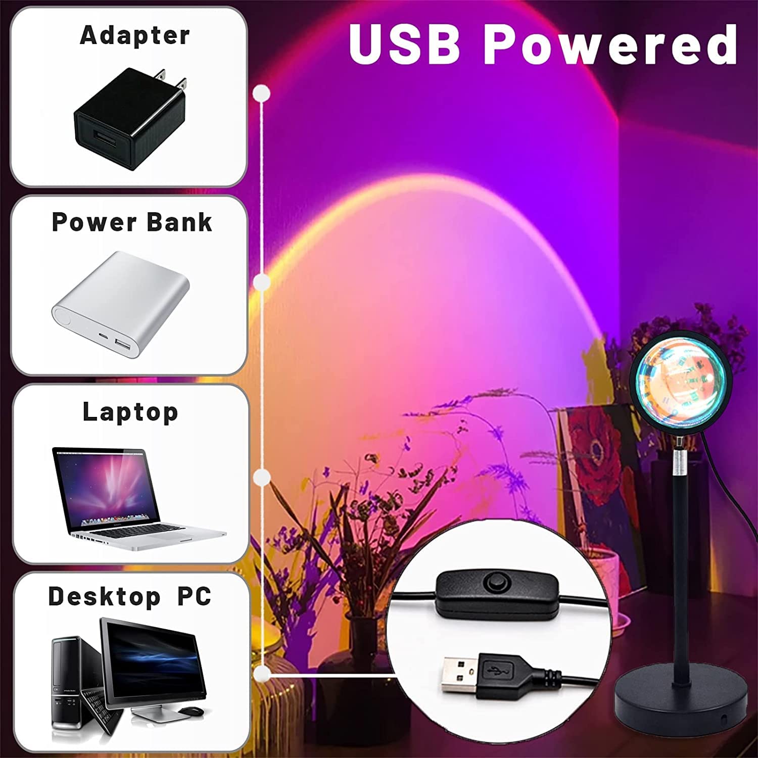 Sunset Light Projector Lamp