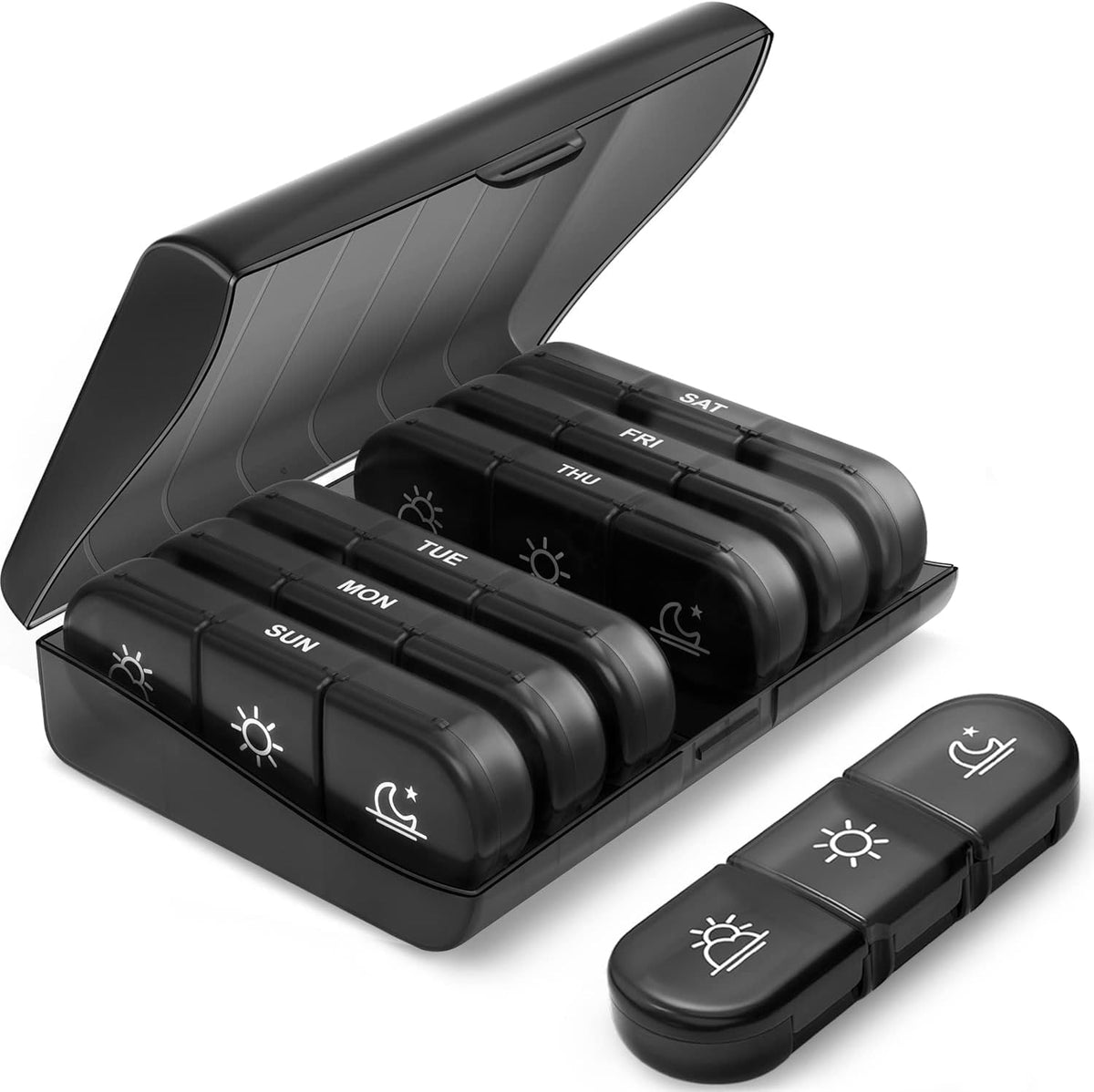 Weekly Medicine Organizer Case (Travel Friendly)