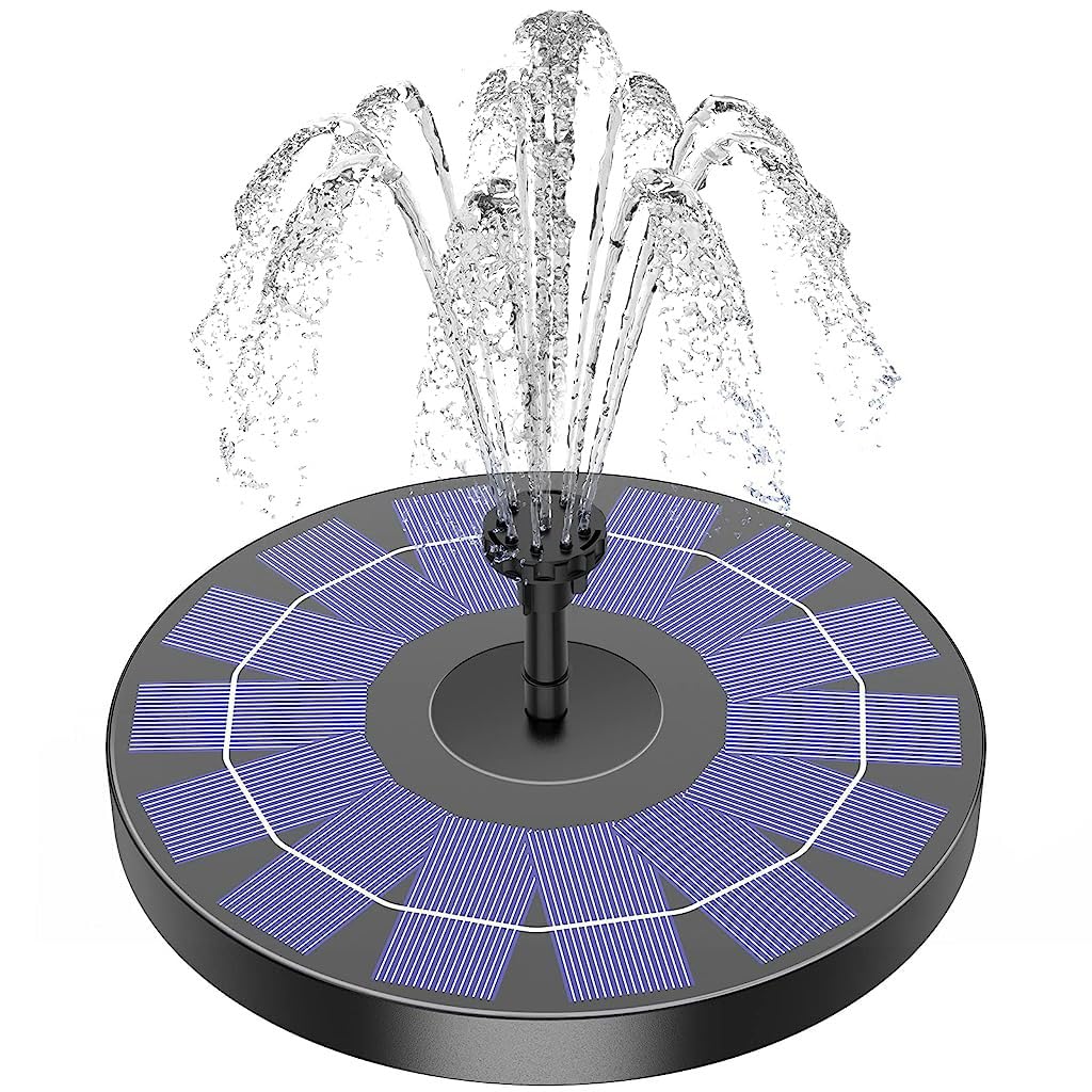 Solar Powered Bird Bath Water Fountain