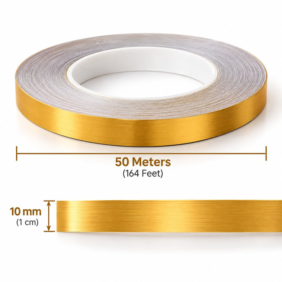 (Pack Of 2) Golden Tiles Gap Sticker Tape For Home Decor