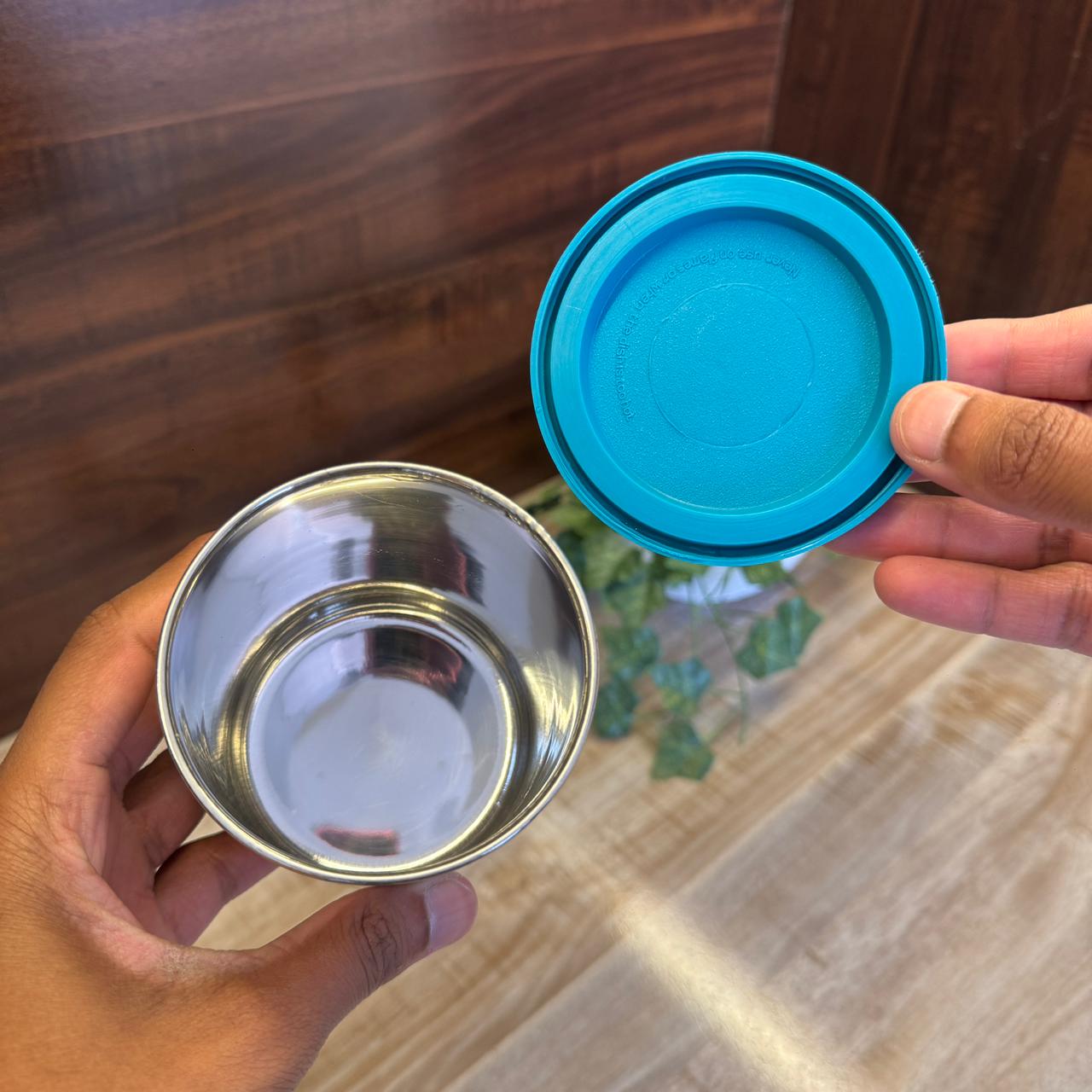 Stainless Steel Glass With Lid | 400 ML | Rust-Free & Leak-Proof