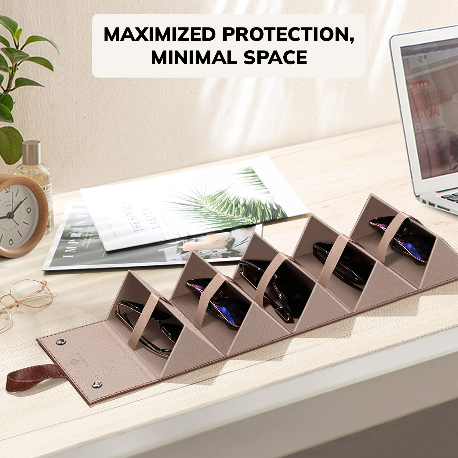 (6 Slot) Sunglasses Spectacles Organizer Case