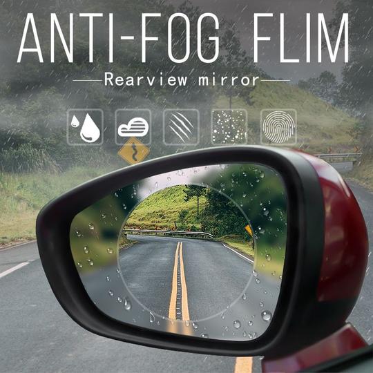 Foggy Fades™ Anti Fog Car Mirror Stickers