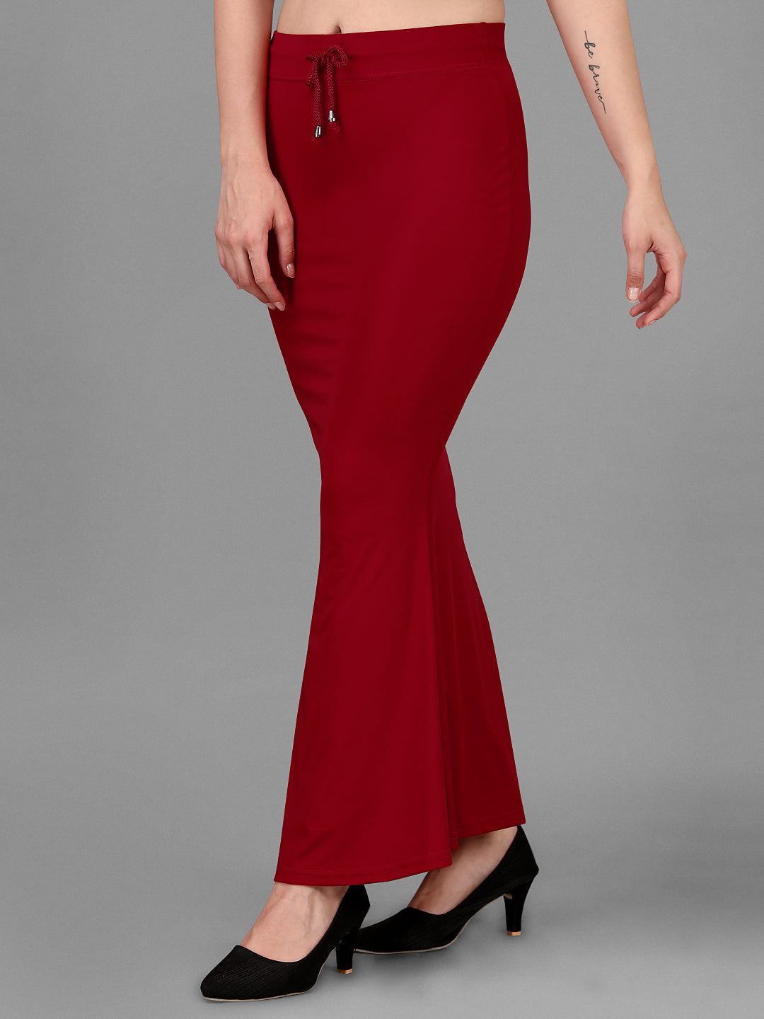 FISHCUT Saree Shaper - Red Colour