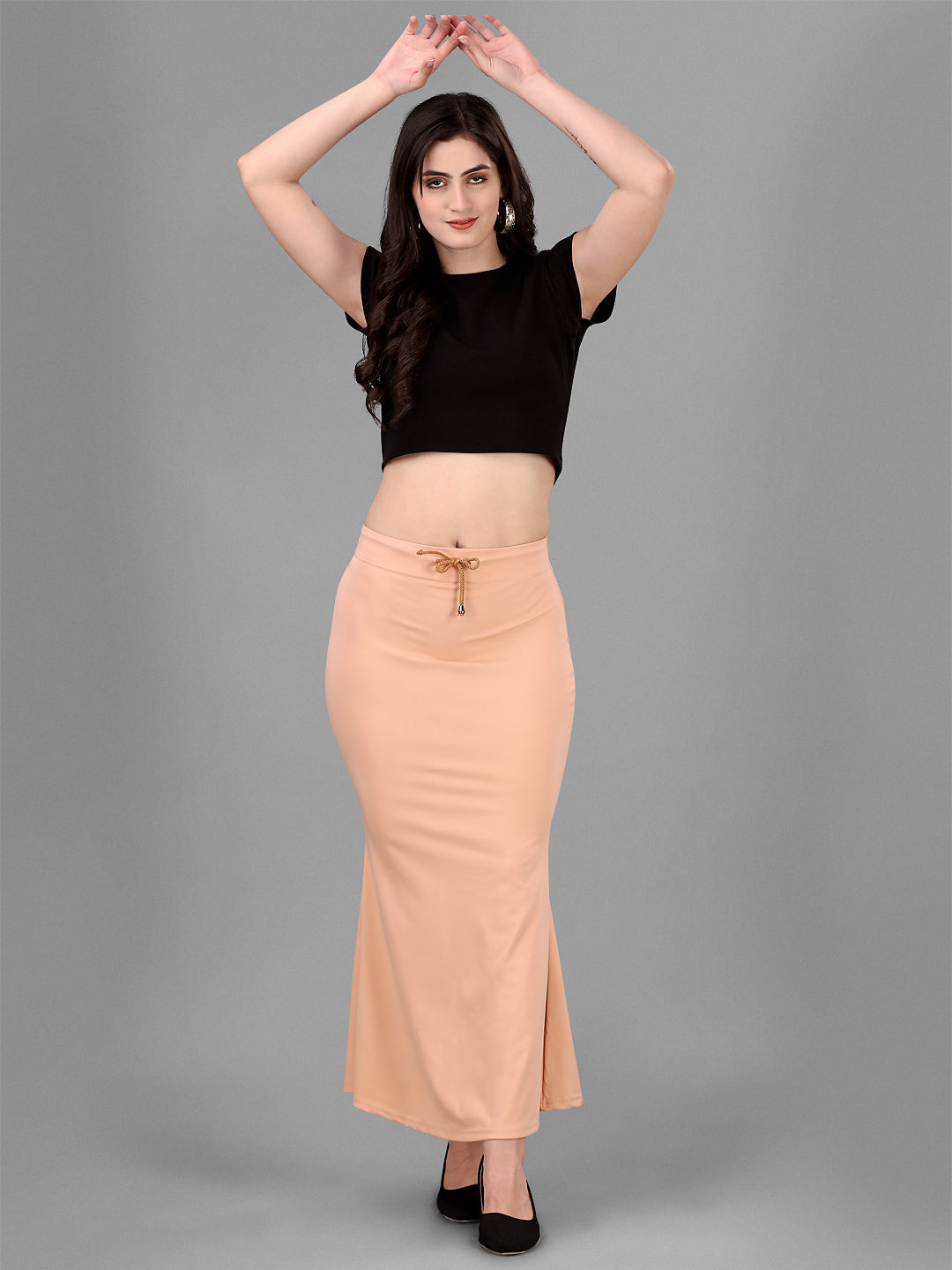 FISHCUT Saree Shaper - Creme Colour