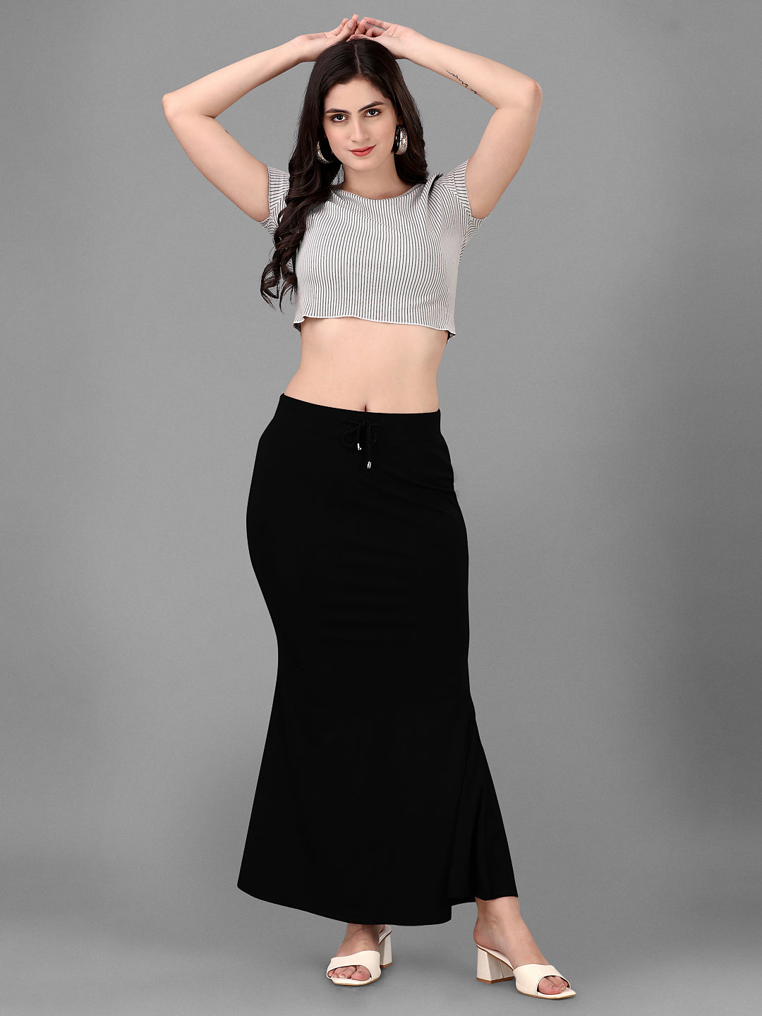 FISHCUT Saree Shaper - Black Colour