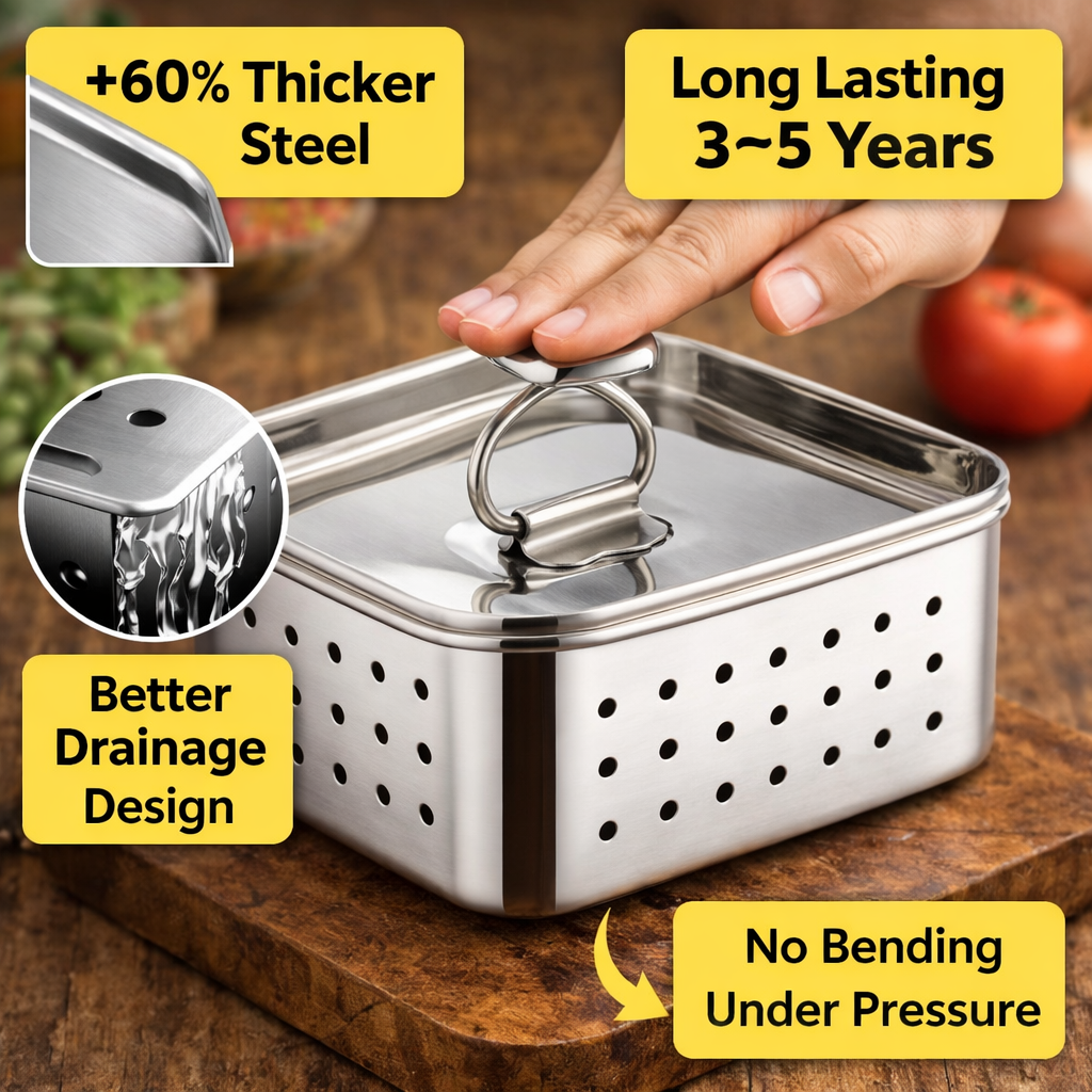 Stainless Steel Paneer Maker Mould | Make 300 Grams Paneer At Home
