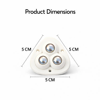 [Pack Of 8] Heavy Furniture Sofa Table Moving Wheels | 180 KGs Weight Capacity