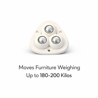 [Pack Of 8] Heavy Furniture Sofa Table Moving Wheels | 180 KGs Weight Capacity