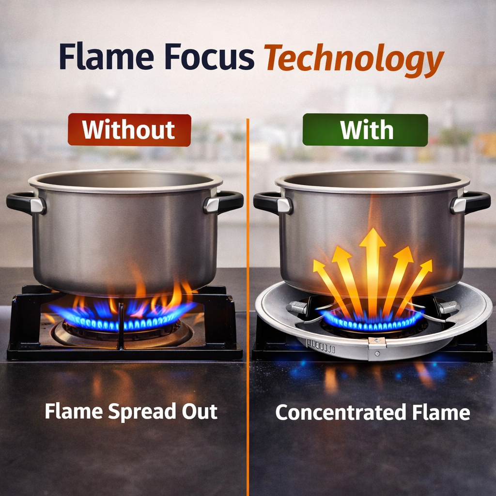 (Pack Of 2) Gas Saving Burner Stand