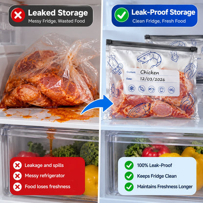 [Pack Of 30] Aluminium Foil Zip Lock Storage Bags