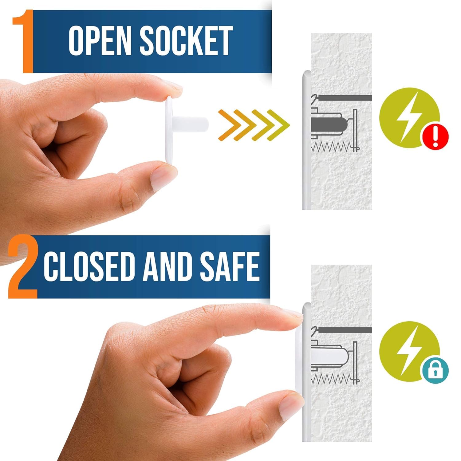 (Pack Of 30) Electric Board Socket Covers
