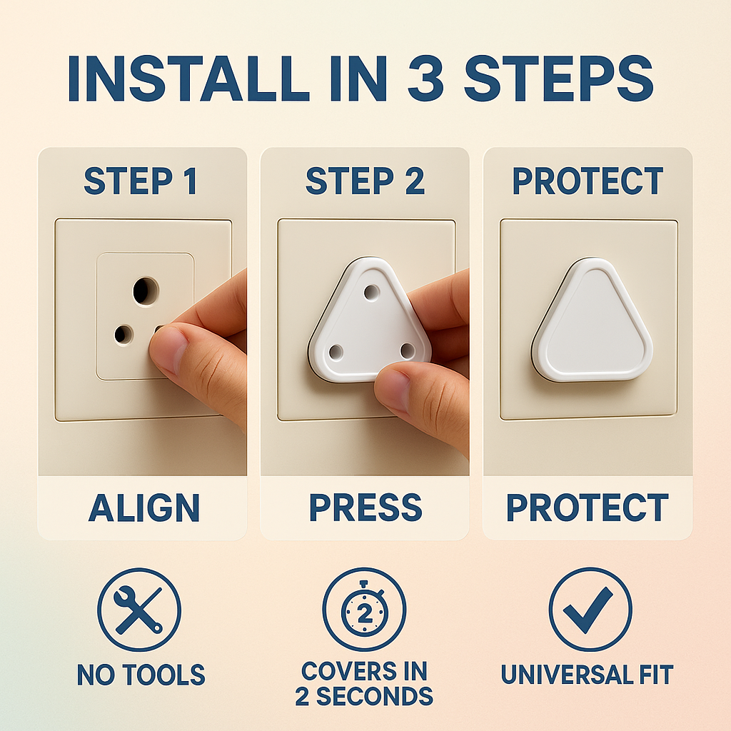 (Pack Of 30) Electric Board Socket Covers