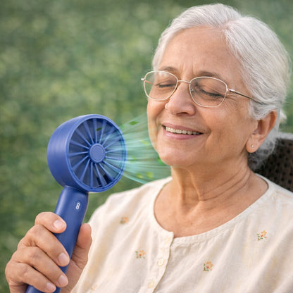 Rechargeable Mini Hand Fan (3 Speed Modes)