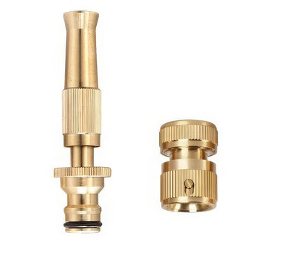 [Pack Of 2] High Pressure Brass Water Spray Nozzle