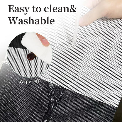 [Set Of 6] Black & White Dining Table Placemats