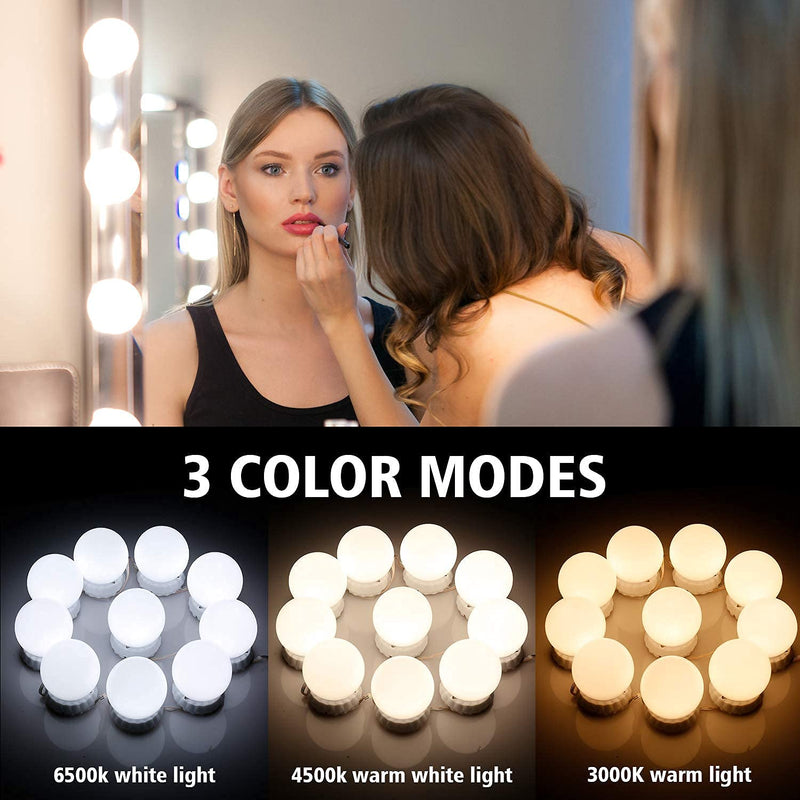 [10 Bulbs Set] Makeup Vanity LED Mirror Lights