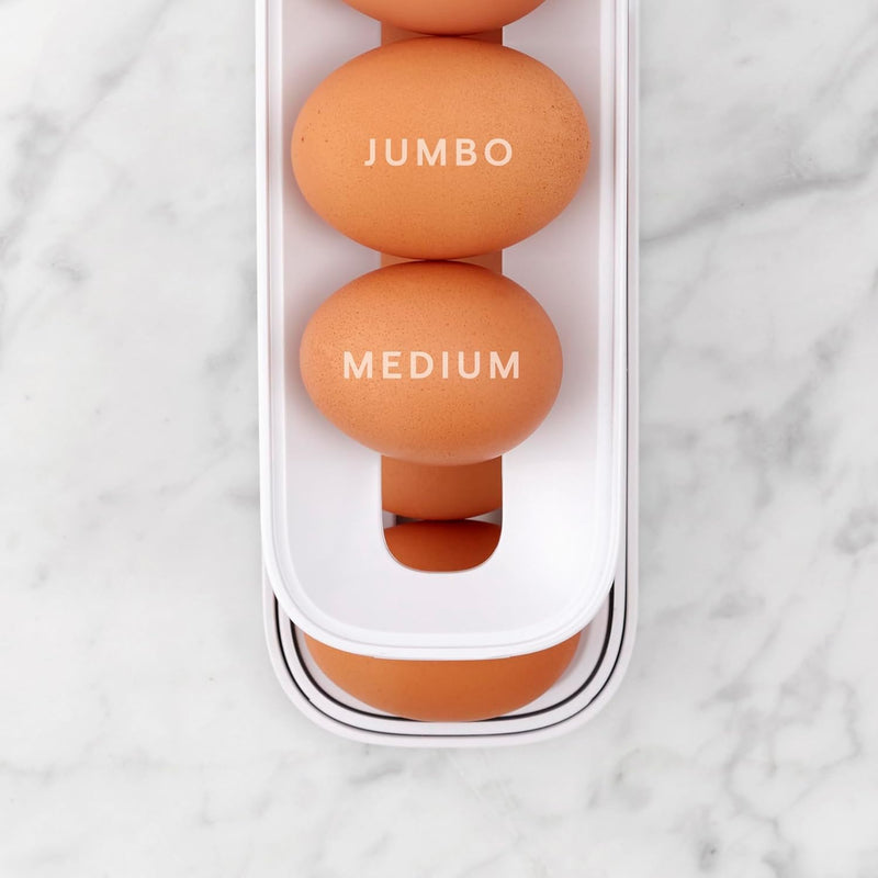 Rolling Egg Dispenser Tray