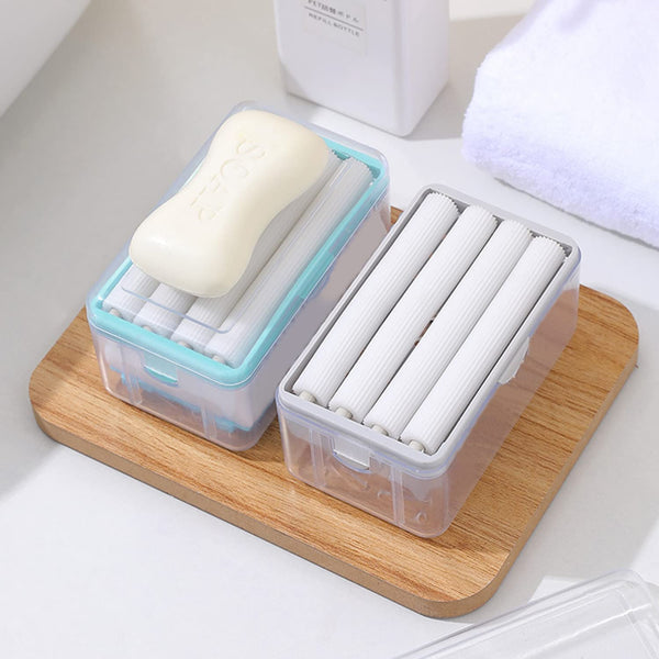 (Pack Of 2) Laundry Rolling Soap Bar Dispenser