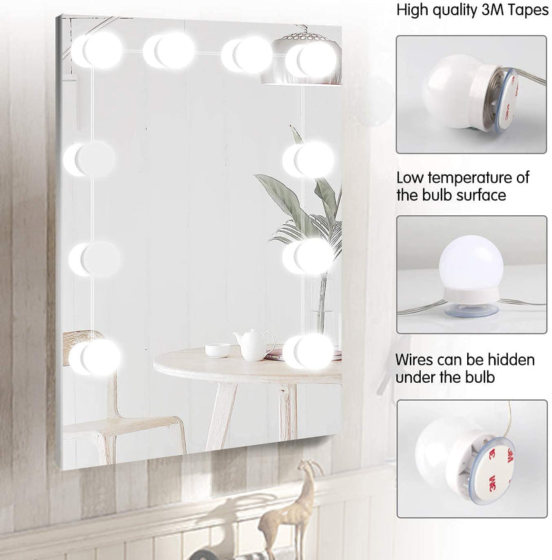 [10 Bulbs Set] Makeup Vanity LED Mirror Lights