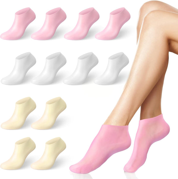 Cracked Heal Repair Moisturizing Silicone Gel Socks