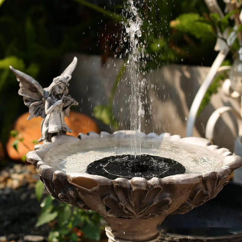 Solar Powered Bird Bath Water Fountain