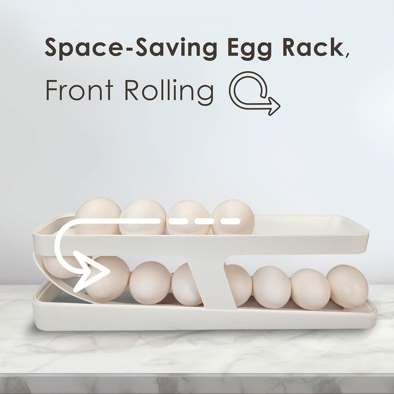 Rolling Egg Dispenser Tray