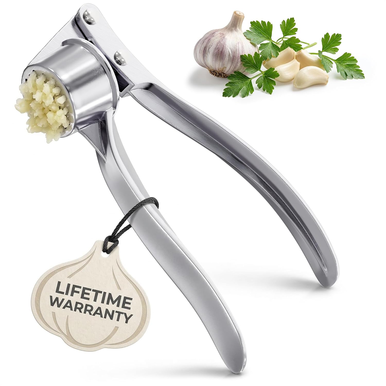 Stainless Steel Garlic & Ginger Crusher