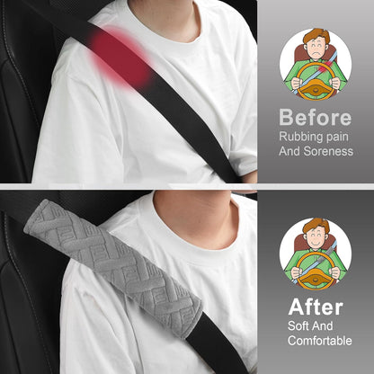 [Pack Of 4] Car Seat Belt Cover Straps