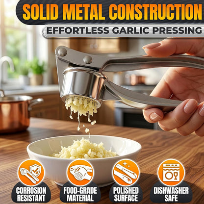 Stainless Steel Garlic & Ginger Crusher