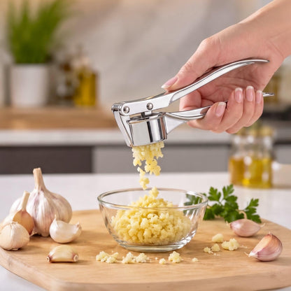 Stainless Steel Garlic & Ginger Crusher