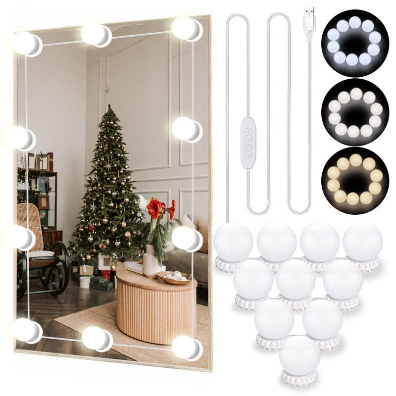 [10 Bulbs Set] Makeup Vanity LED Mirror Lights