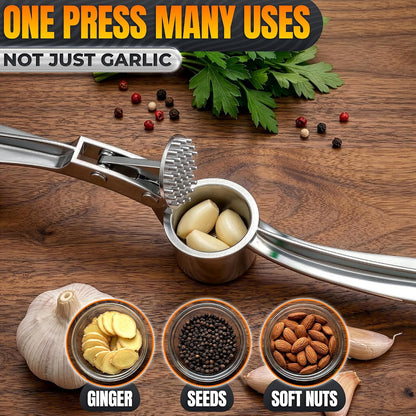 Stainless Steel Garlic & Ginger Crusher