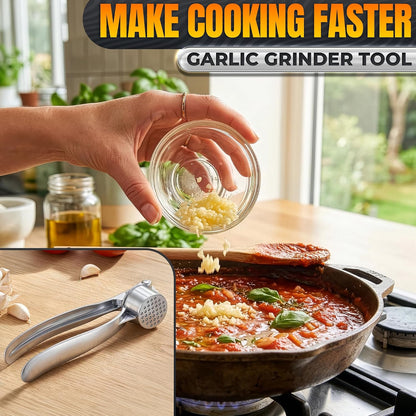 Stainless Steel Garlic & Ginger Crusher