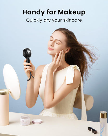 Rechargeable Mini Hand Fan (3 Speed Modes)