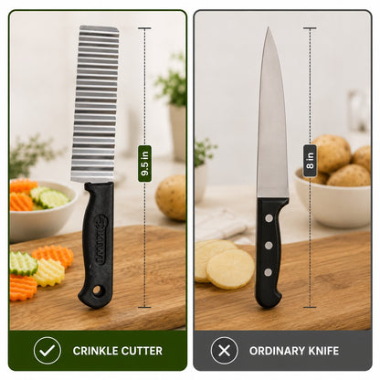 [Pack Of 2] Vegetable & Fruits Crinkle Cutting Knife (Zig Zag Shape)