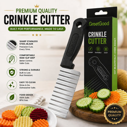 [Pack Of 2] Vegetable & Fruits Crinkle Cutting Knife (Zig Zag Shape)