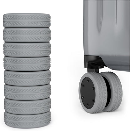 [16 PCS SET] Silicone Suitcase Wheel Cover Protectors