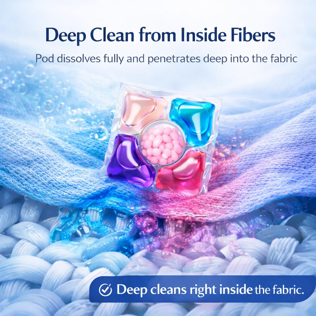 [Pack Of 30] Laundry Pods For Deep Cleaning Clothes Stain Removal
