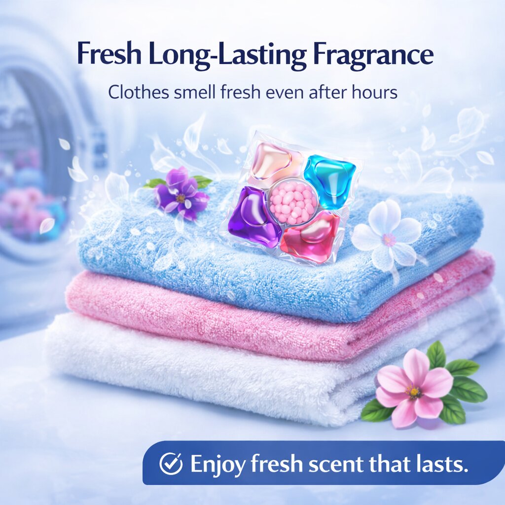 [Pack Of 30] Laundry Pods For Deep Cleaning Clothes Stain Removal