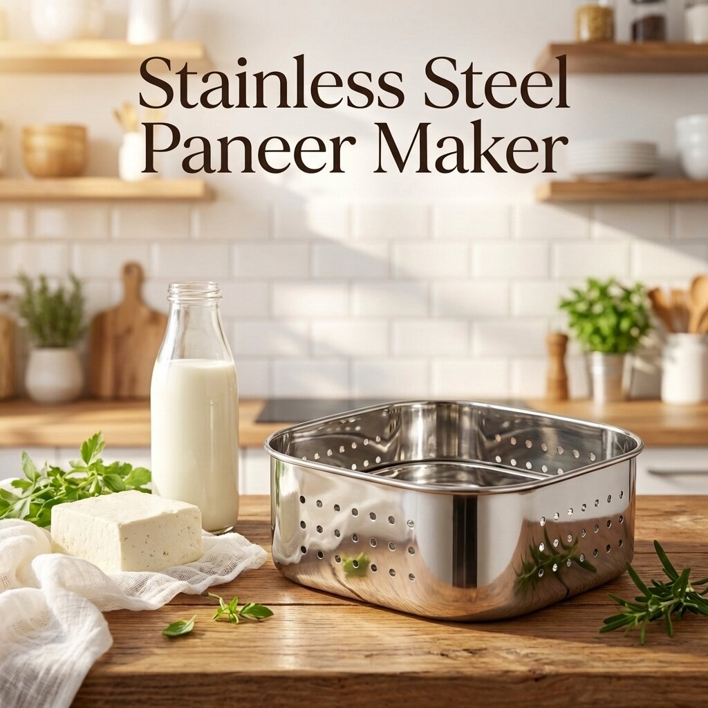 Stainless Steel Paneer Maker | 400+ Grams Home-Made Paneer
