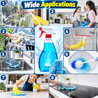 (Pack Of 50) Car Windshield Glass Wiper Concentrated Cleaning Tablets