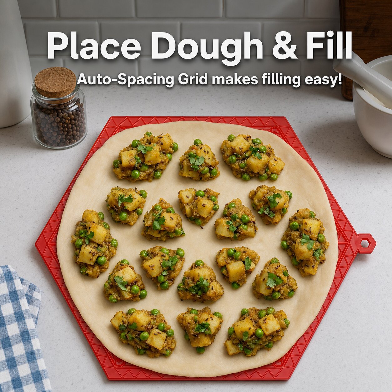 (Pack Of 2) Samosa Making Mould - 24 Samosas At Once