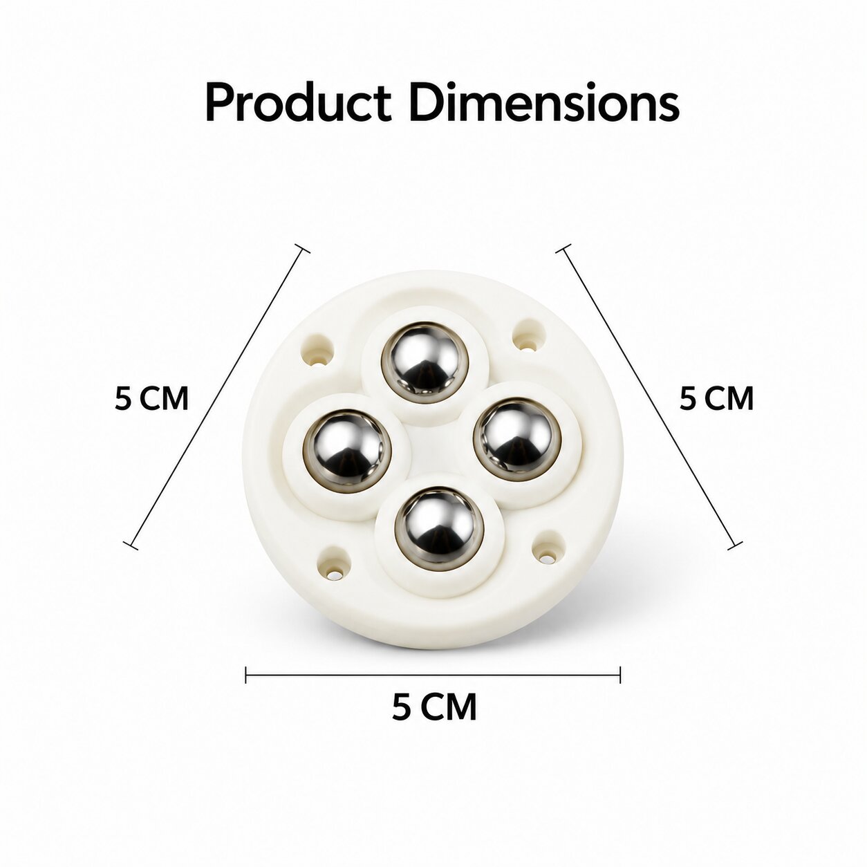 [Pack Of 8] Heavy Duty Sofa Table Furniture Moving Wheels